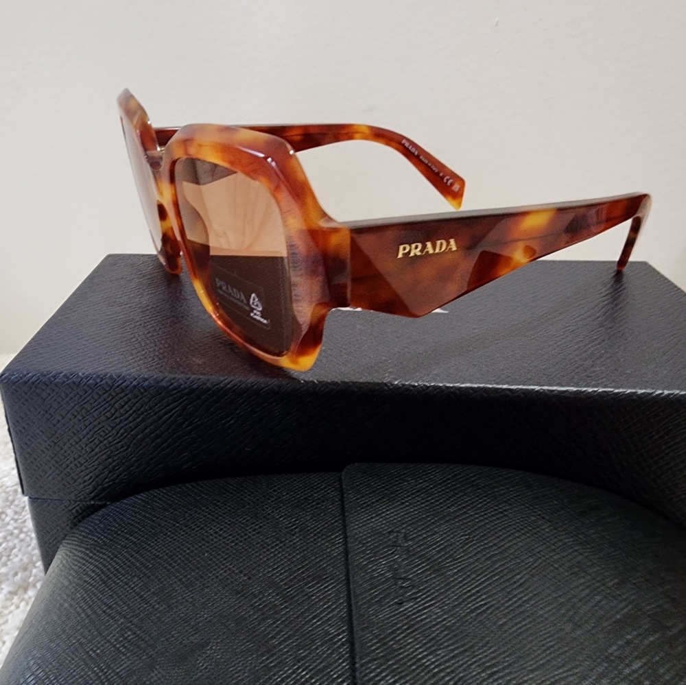 Prada Brown Tortoise Sunglasses